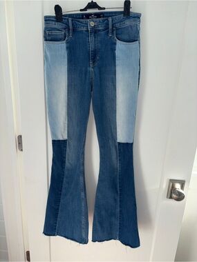 Hollister high rise vintage flare jeans 7R 28x32 VGUC